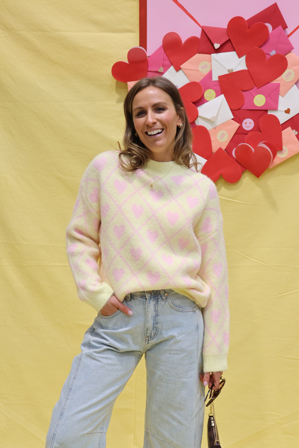 Gemma love knit geel