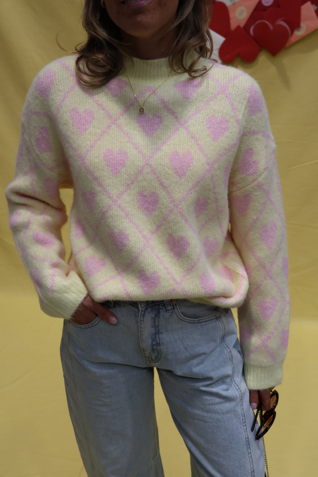 Gemma love knit geel