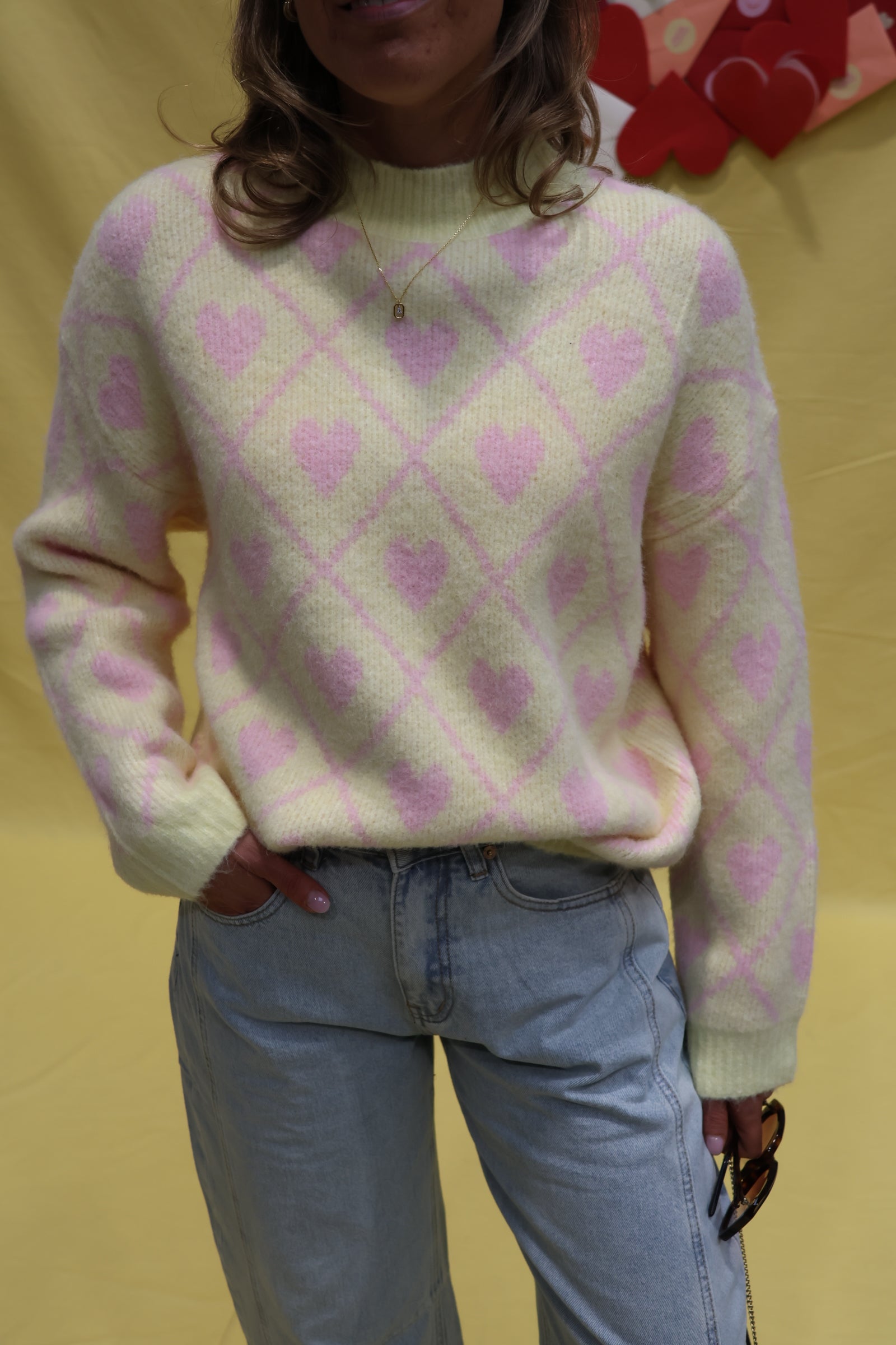 Gemma love knit geel