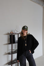 Gulia oversized longsleeve zwart