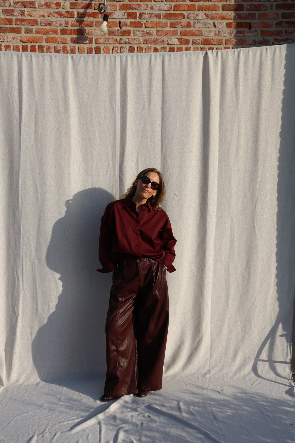 Ada blouse bordeaux