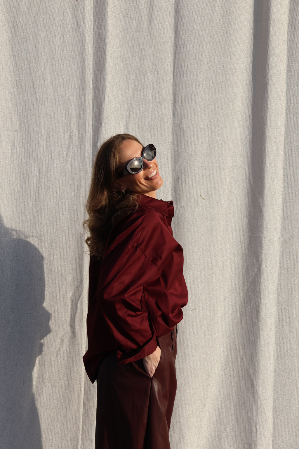 Ada blouse bordeaux