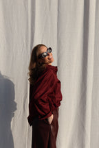 Ada blouse bordeaux