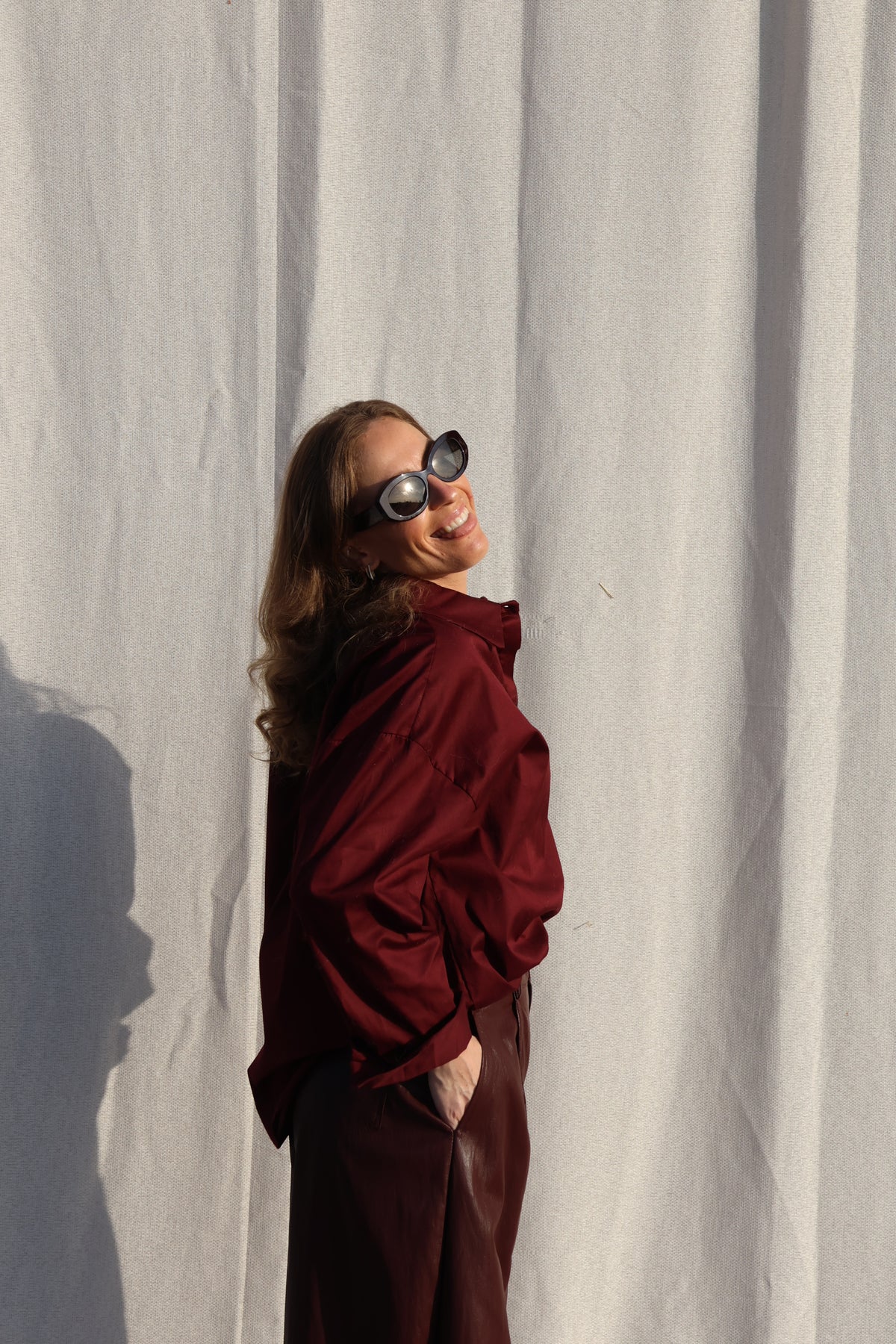 Ada blouse bordeaux