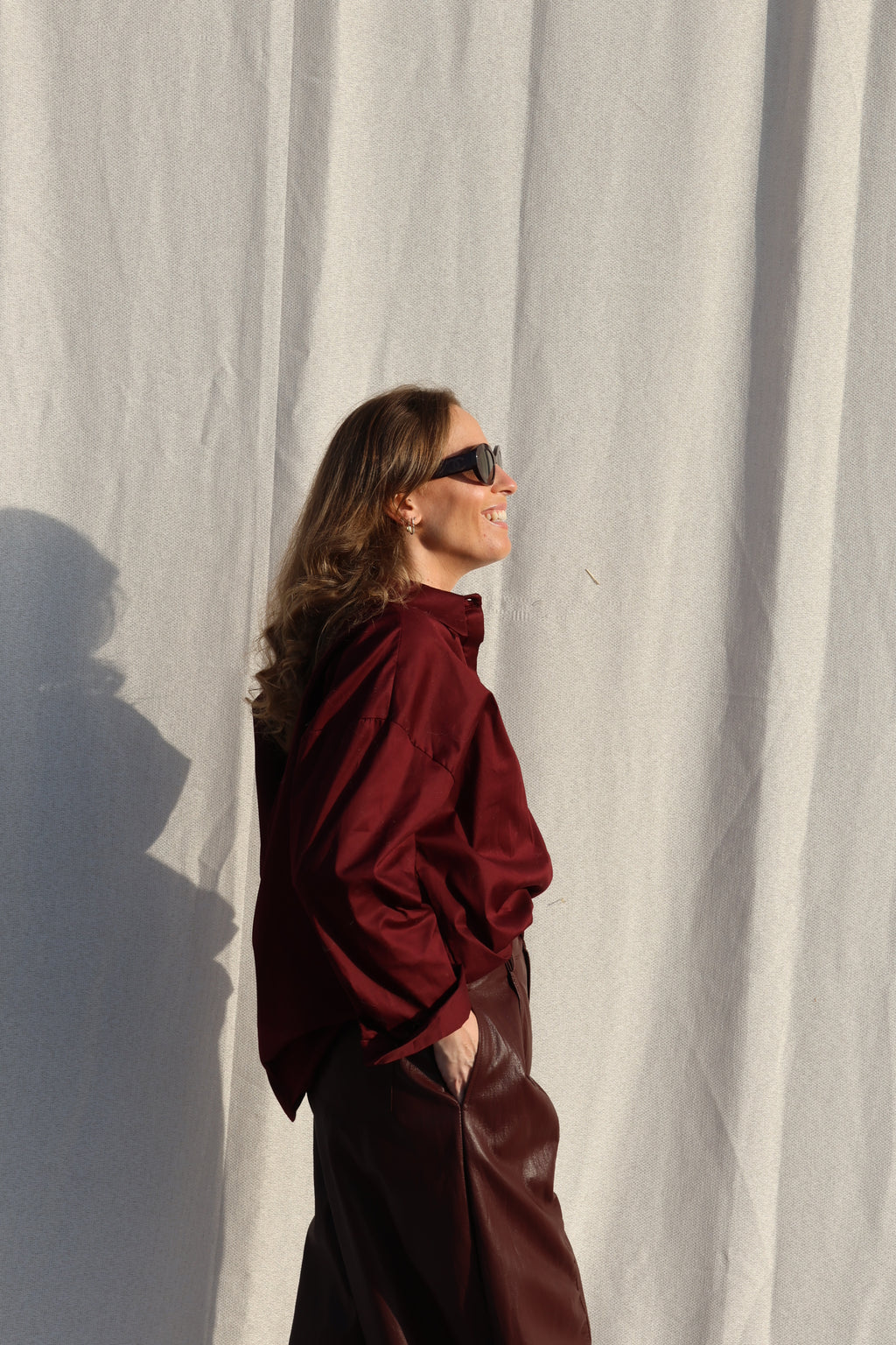 Ada blouse bordeaux