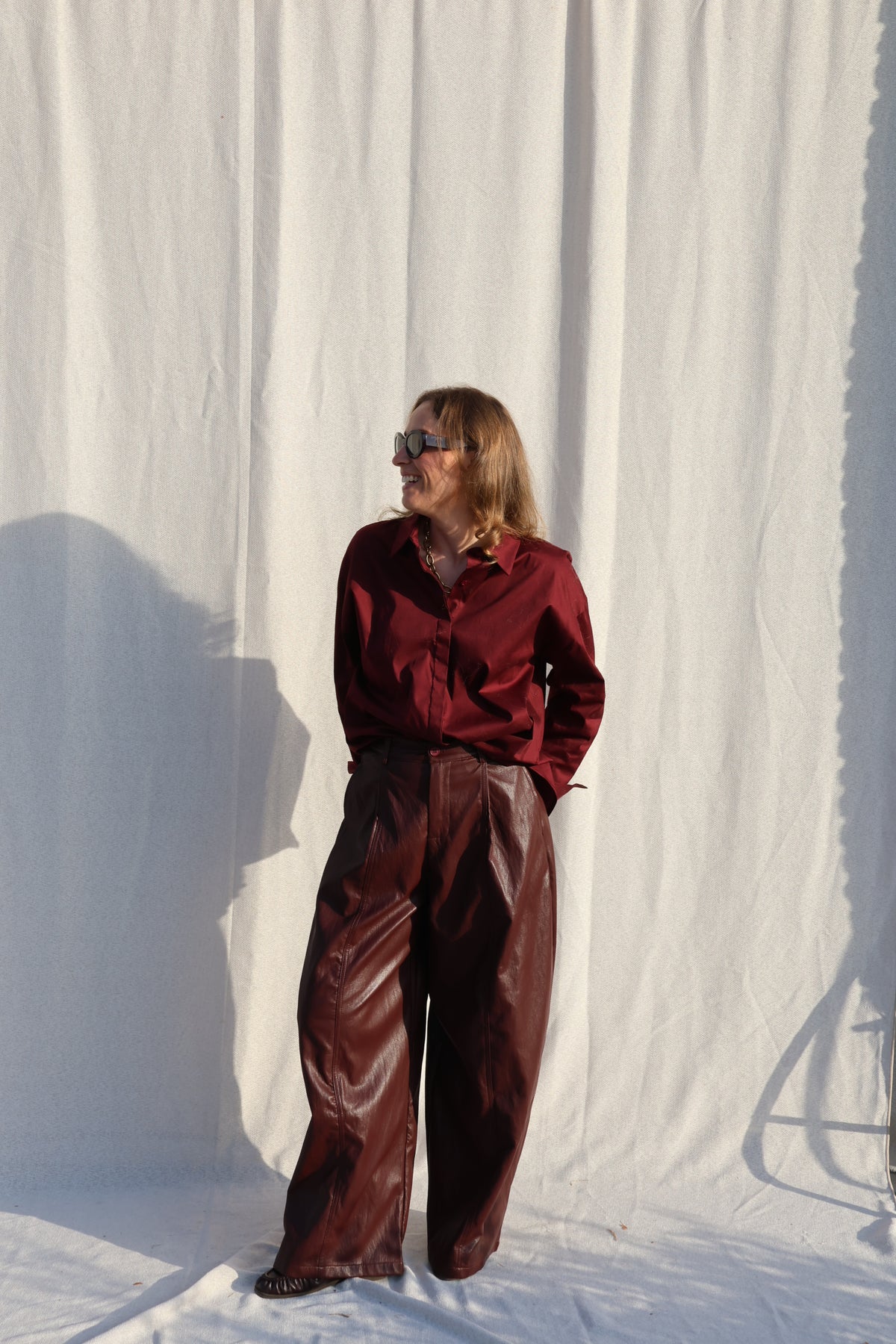 Ada blouse bordeaux