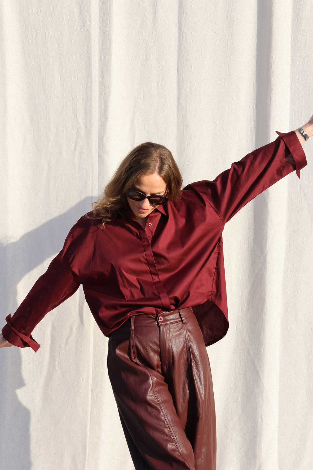 Ada blouse bordeaux