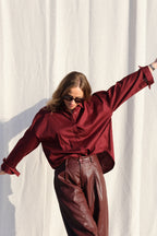 Ada blouse bordeaux