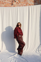 Ada blouse bordeaux