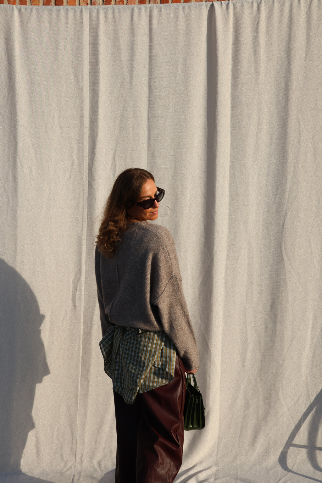 Agnes geruit hemd groen