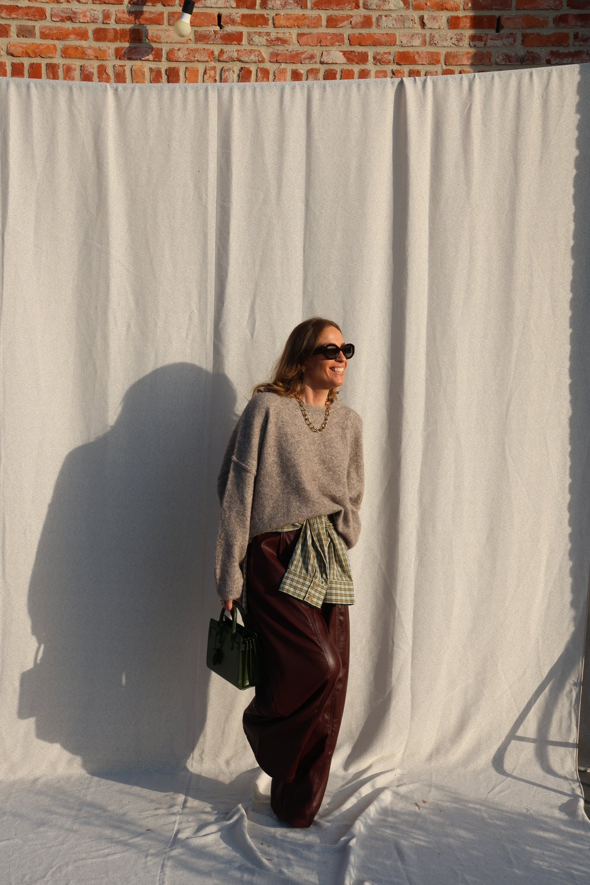 Agnes geruit hemd groen