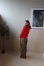 PRE-ORDER Odyle zipper sweater red