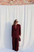 Lune blazer bordeaux