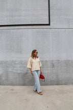 Lotte hemdje met korte mouwen beige