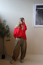 Ember balloon broek sand khaki