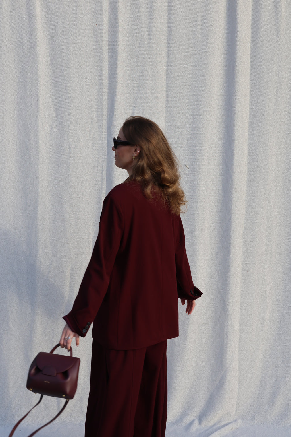 Lune blazer bordeaux
