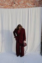 Lune blazer bordeaux