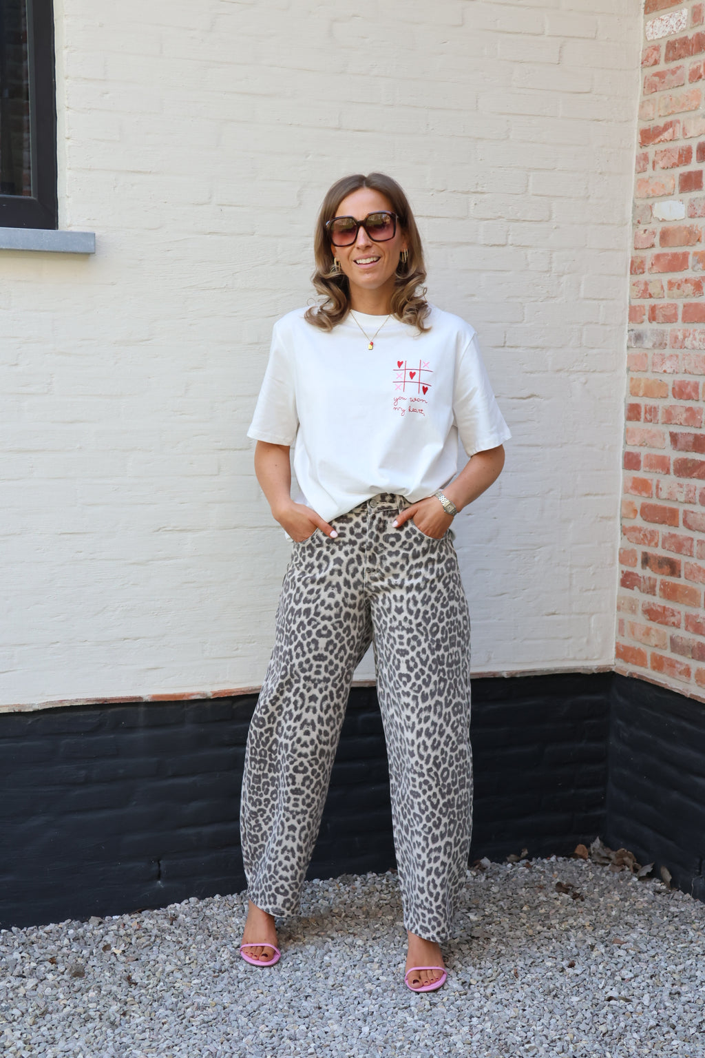 PRE-ORDER Cleo leopard balloon jeans