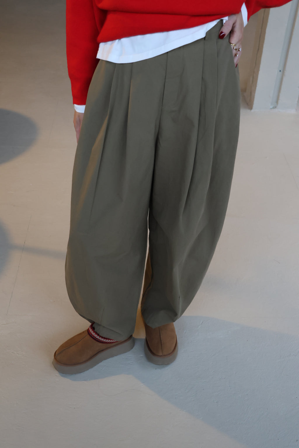 Ember balloon broek sand khaki