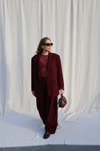 Lune blazer bordeaux