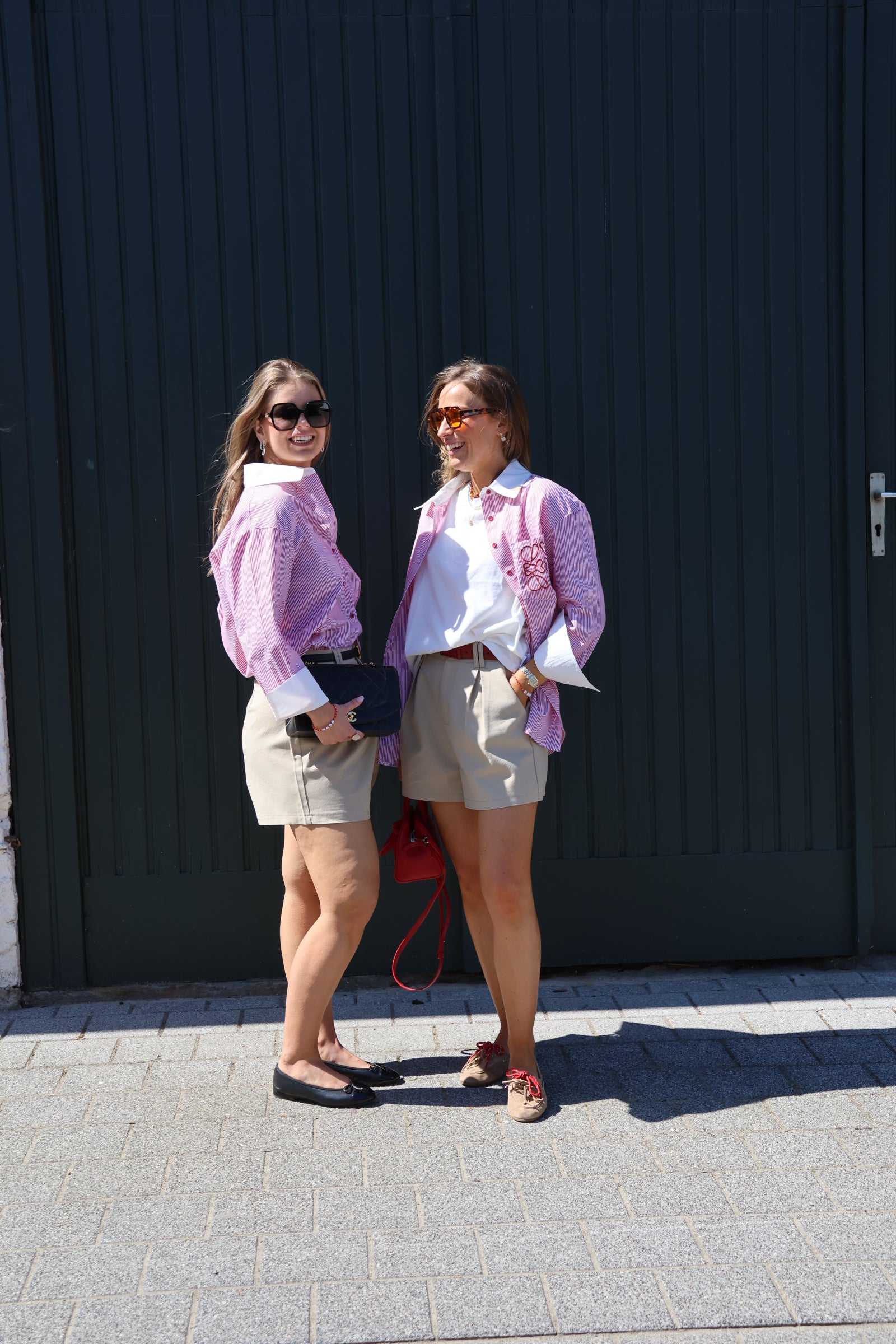 Nienke gestreept detail hemdje rood