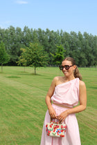 Rosie one shoulder top roze