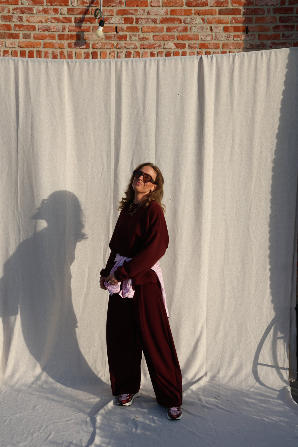 Lux oversized sweater bordeaux