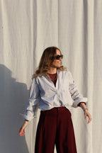 Fleur gestreept hemdje beige