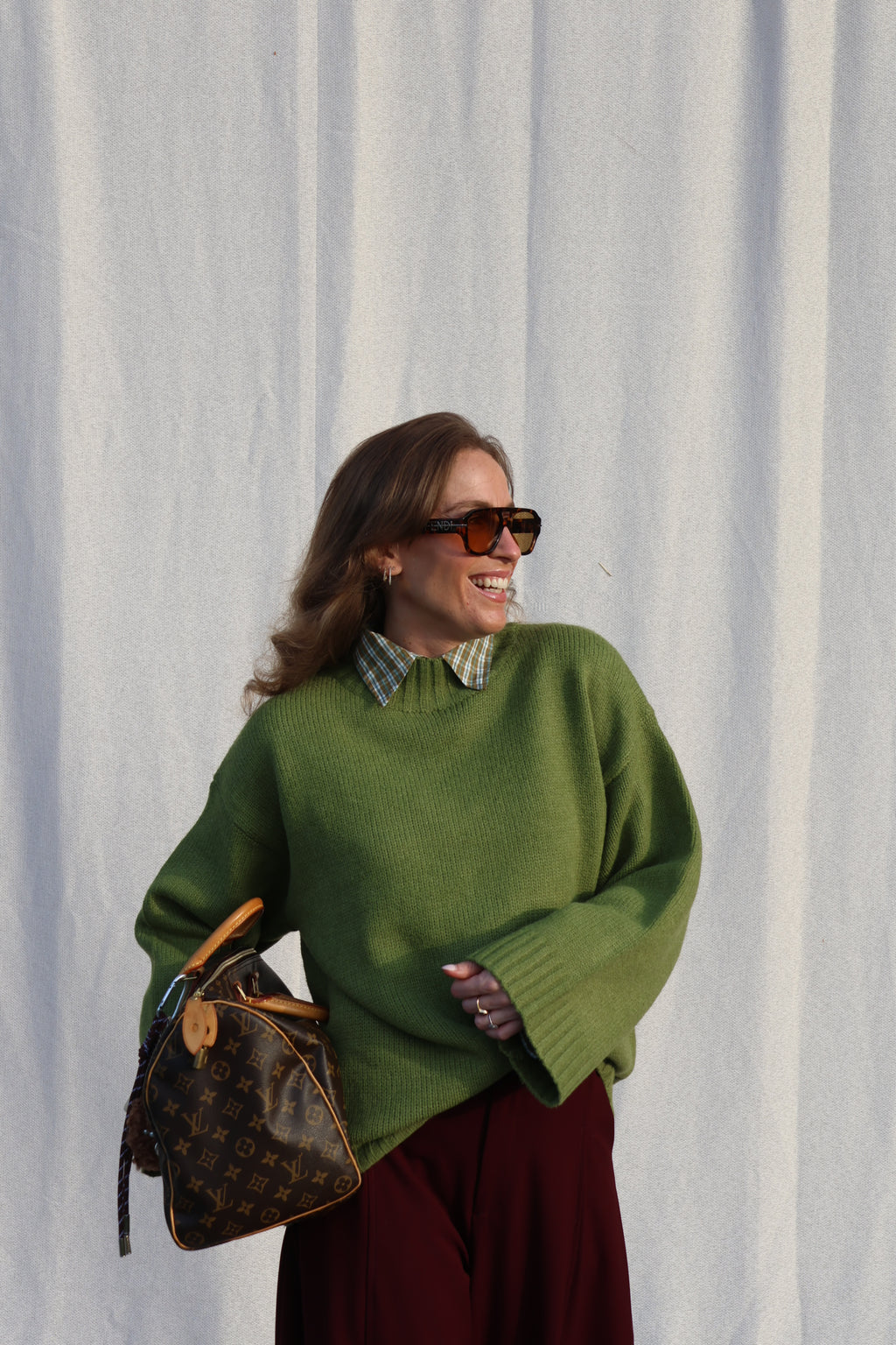 Agnes geruit hemd groen