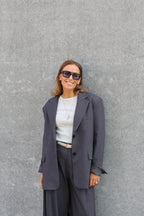 Lune blazer grijs