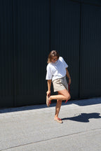 Romy short taupe