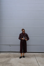 Roxy jack in leerlook bordeaux