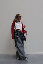 Alexia balloon jeans met rekkerband grijs