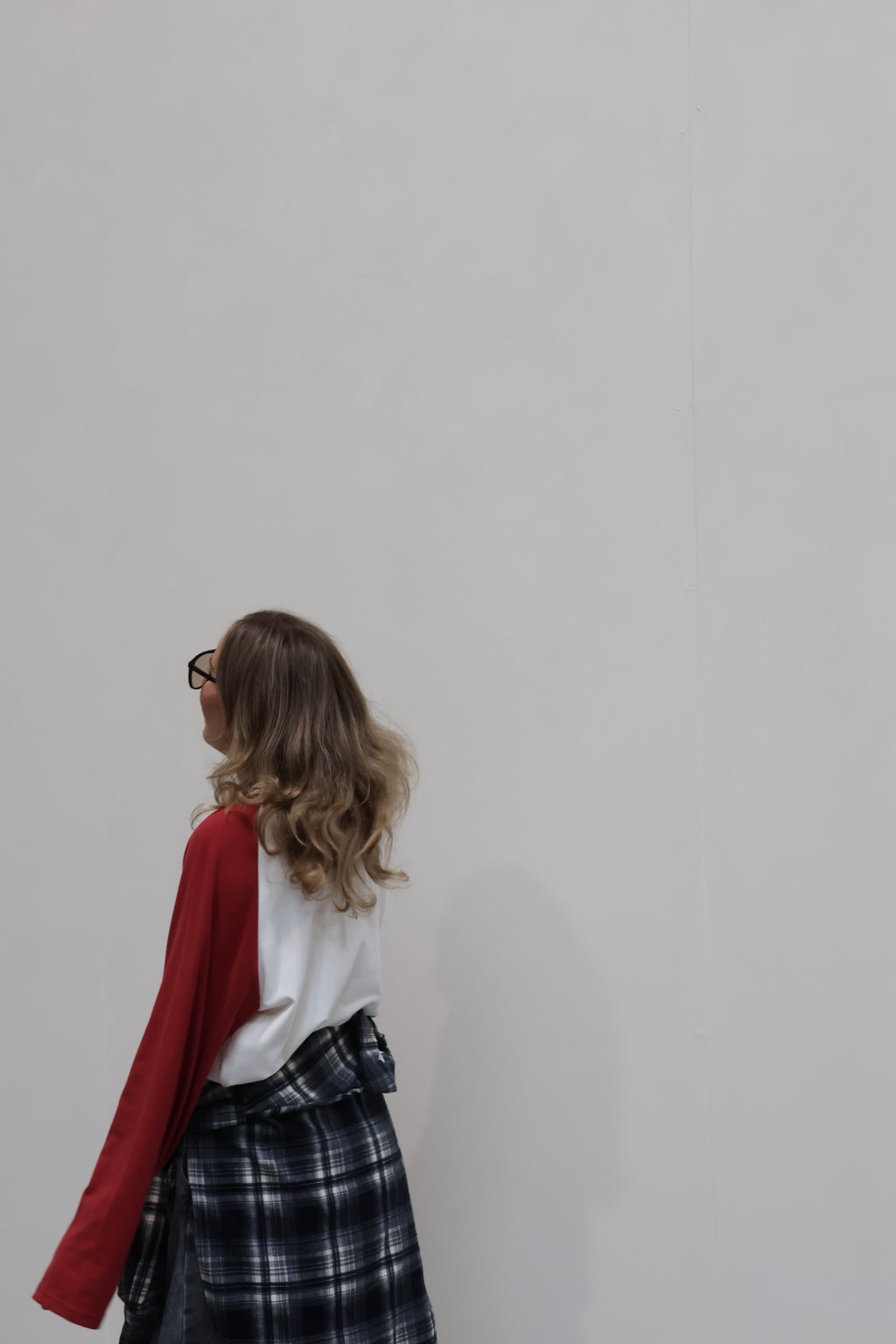 Amy longsleeve créme/donkerrood
