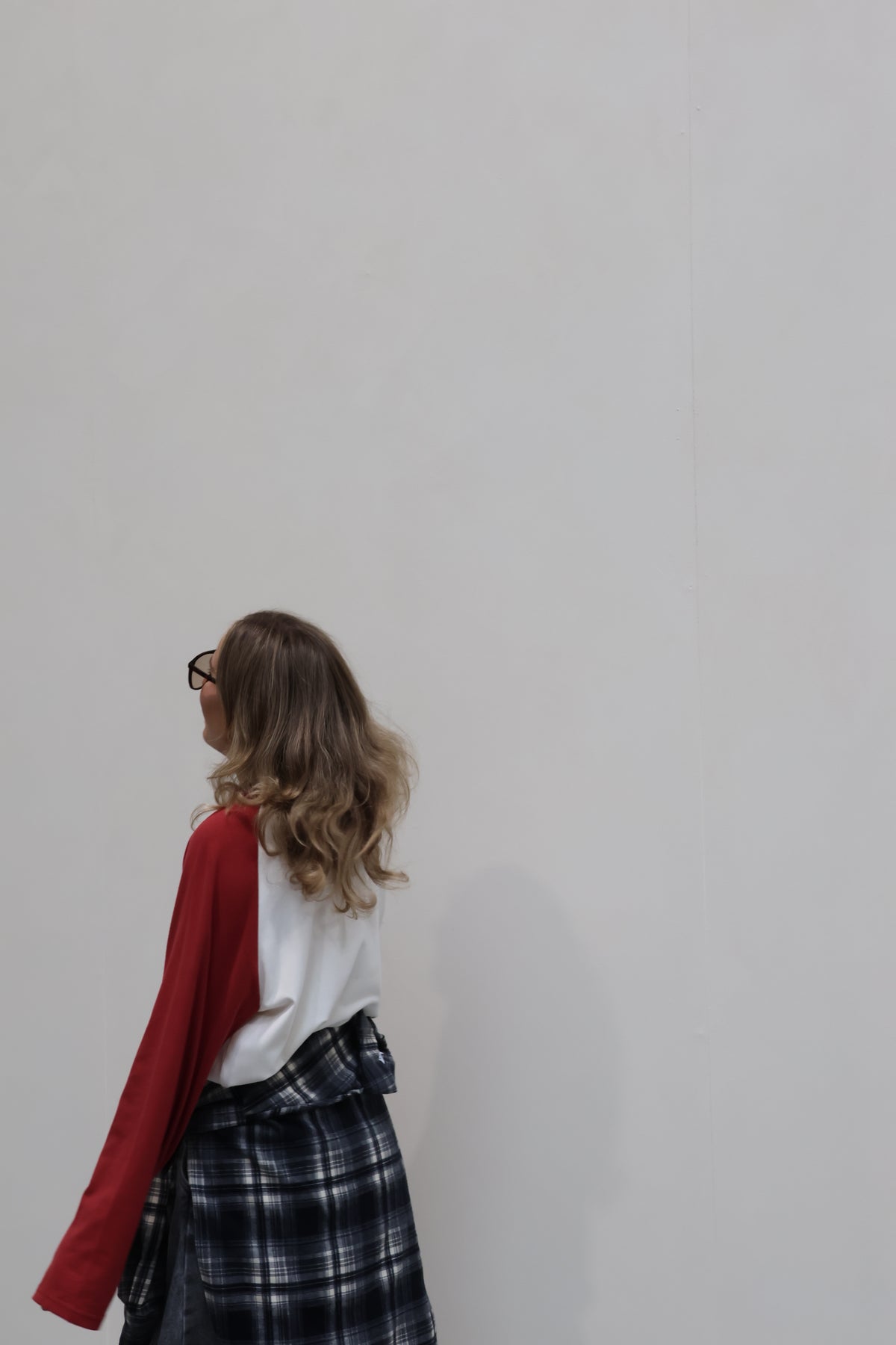 Amy longsleeve créme/donkerrood