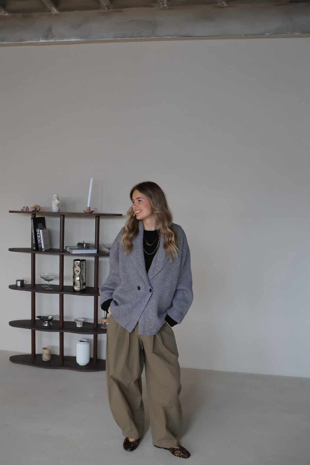 Ember balloon broek sand khaki