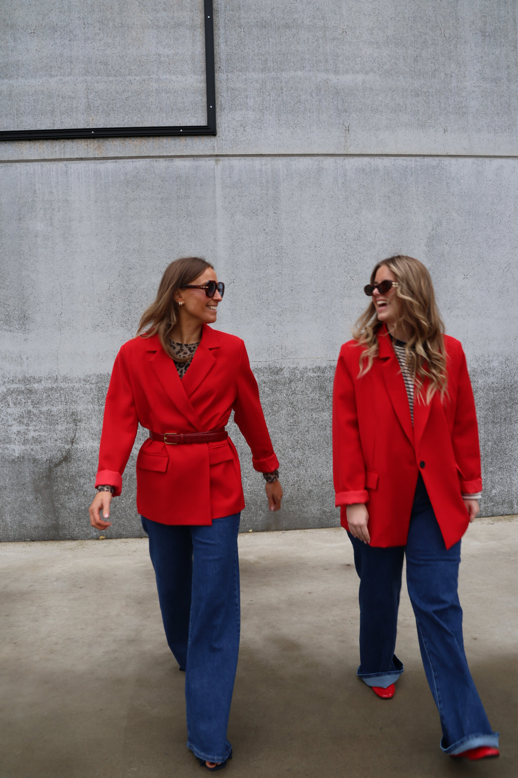 Annick blazer rood