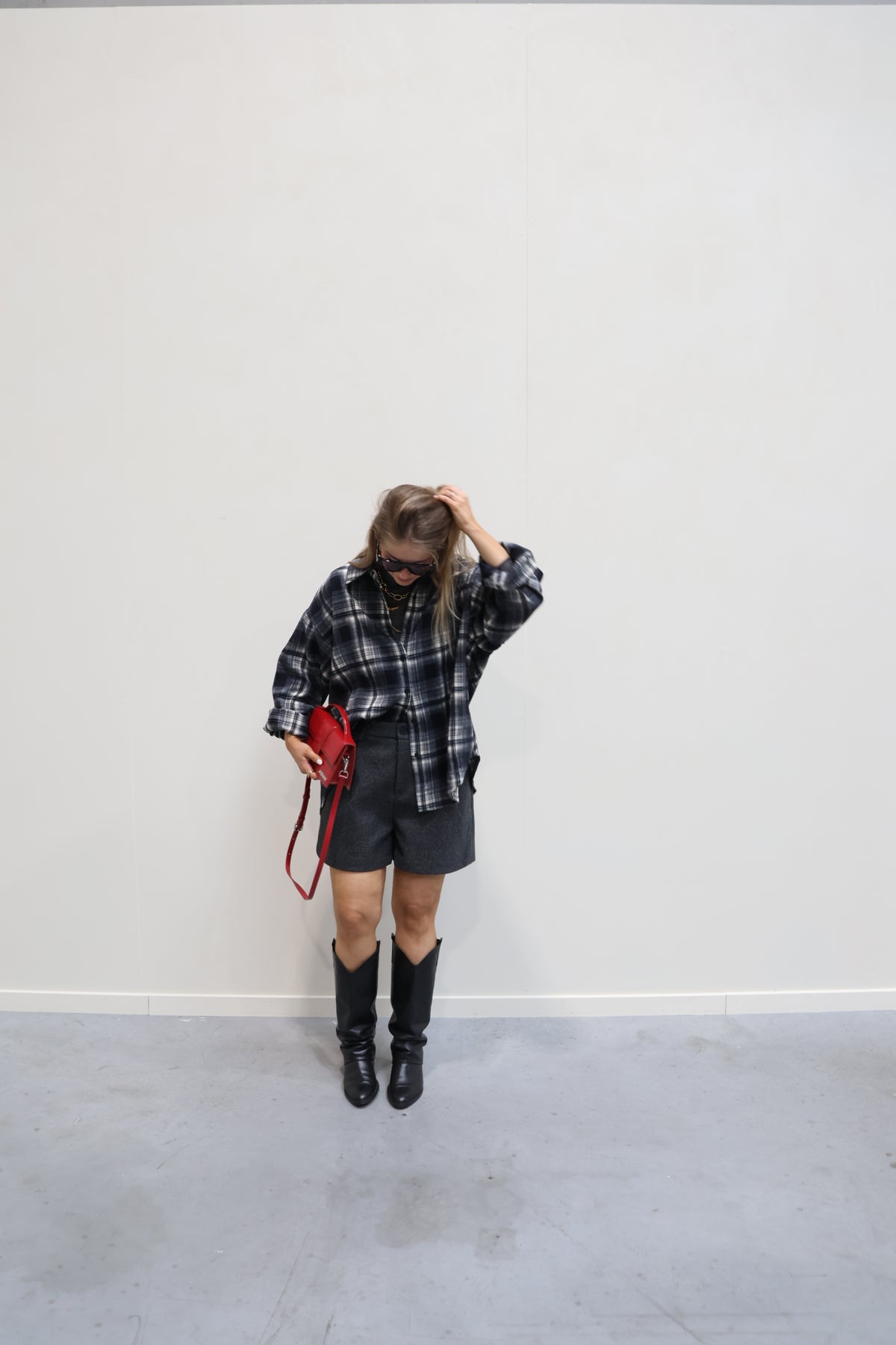 Fauve wolmix short donkergrijs