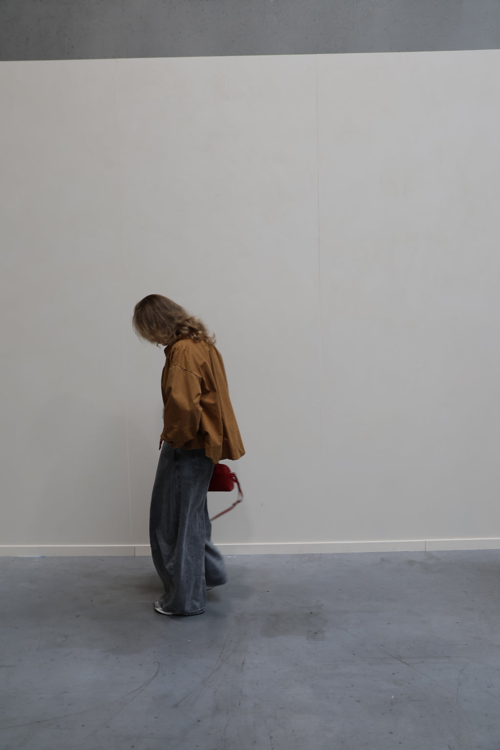 Alexia balloon jeans met rekkerband grijs