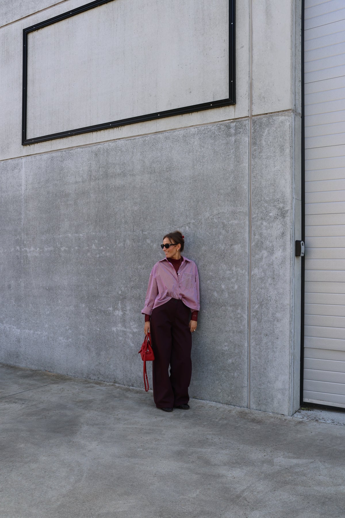 Veerle pantalon dark berry