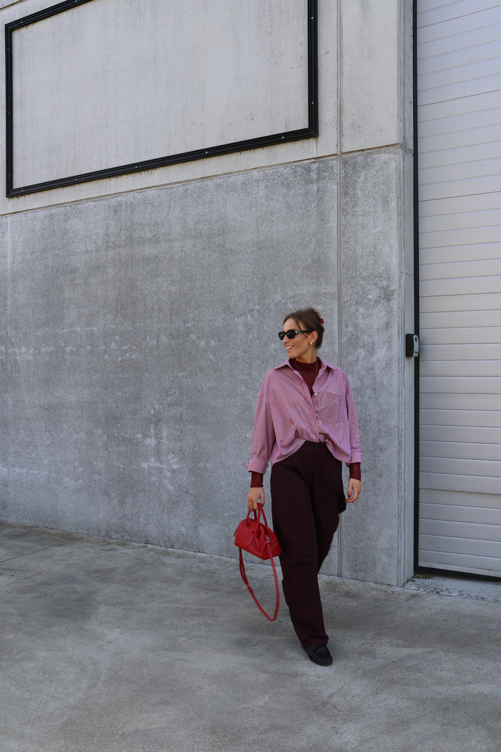Veerle pantalon dark berry