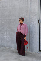 Veerle pantalon dark berry