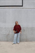 Fenna flared jeans light denim