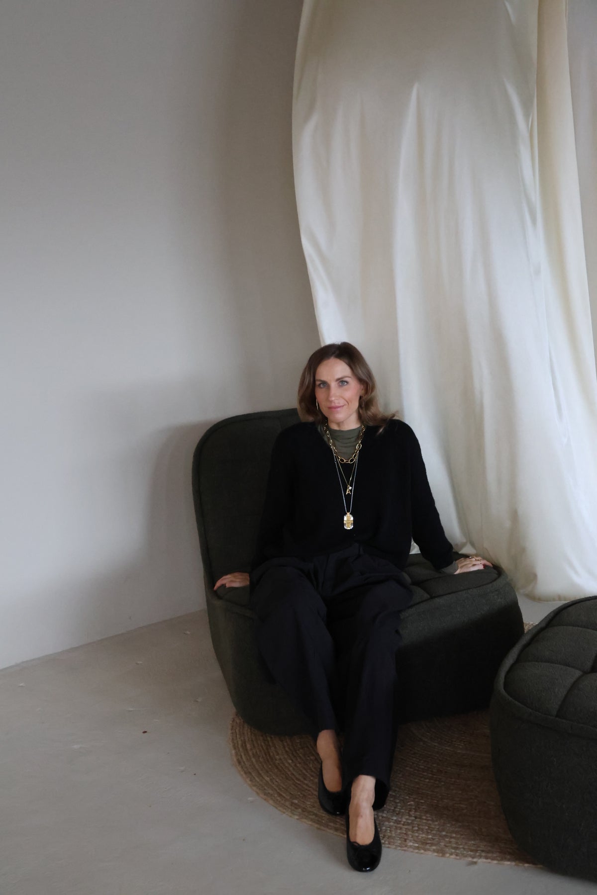 Jackie coltruitje kaki