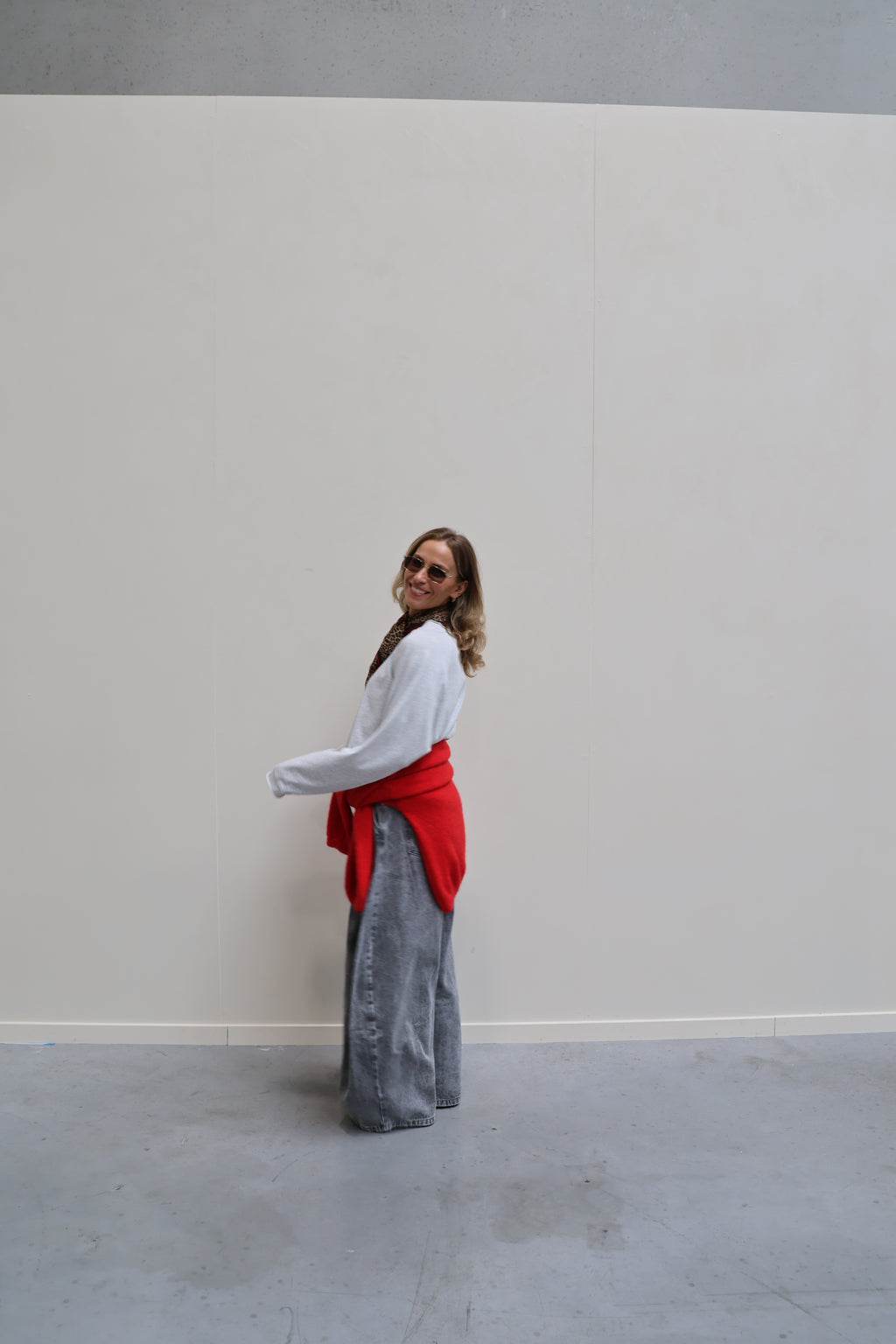 Gulia oversized longsleeve grijs