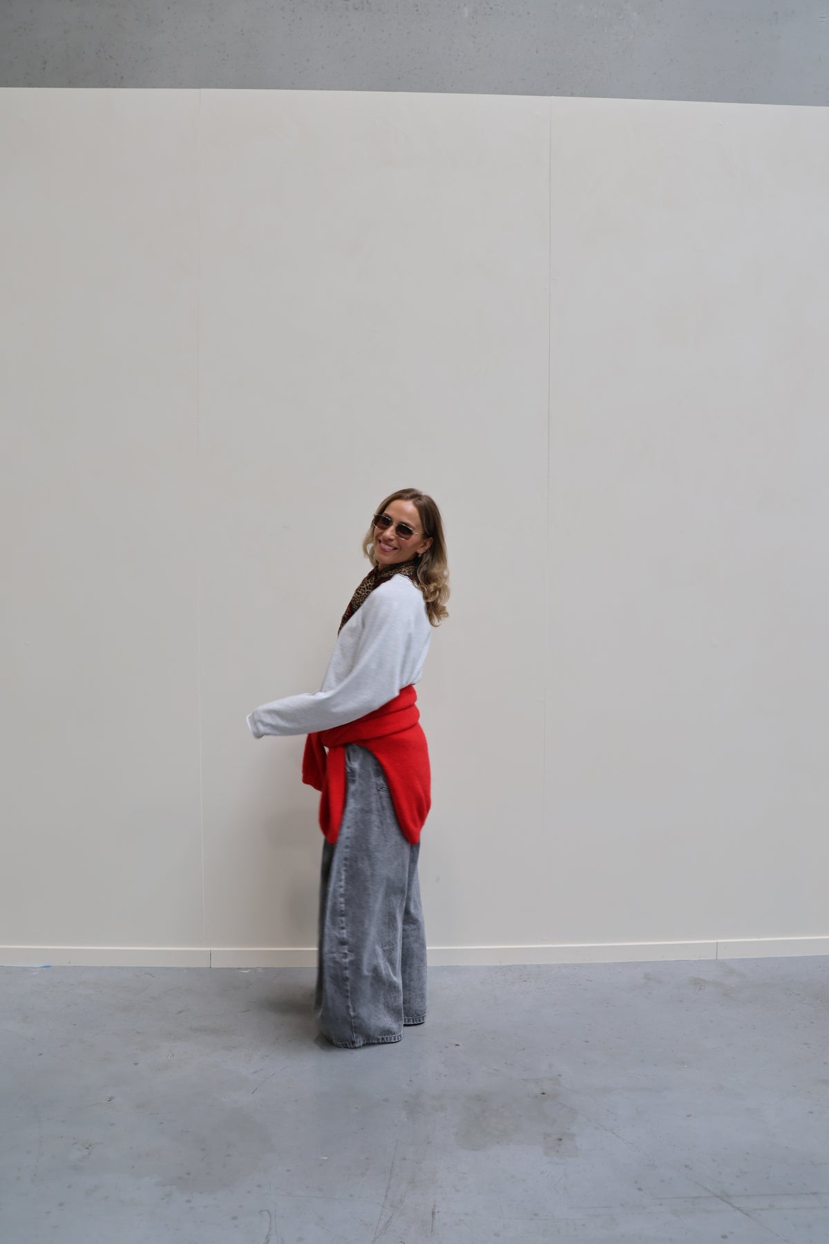 Gulia oversized longsleeve grijs