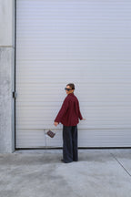 Yuna overslaghemd bordeaux
