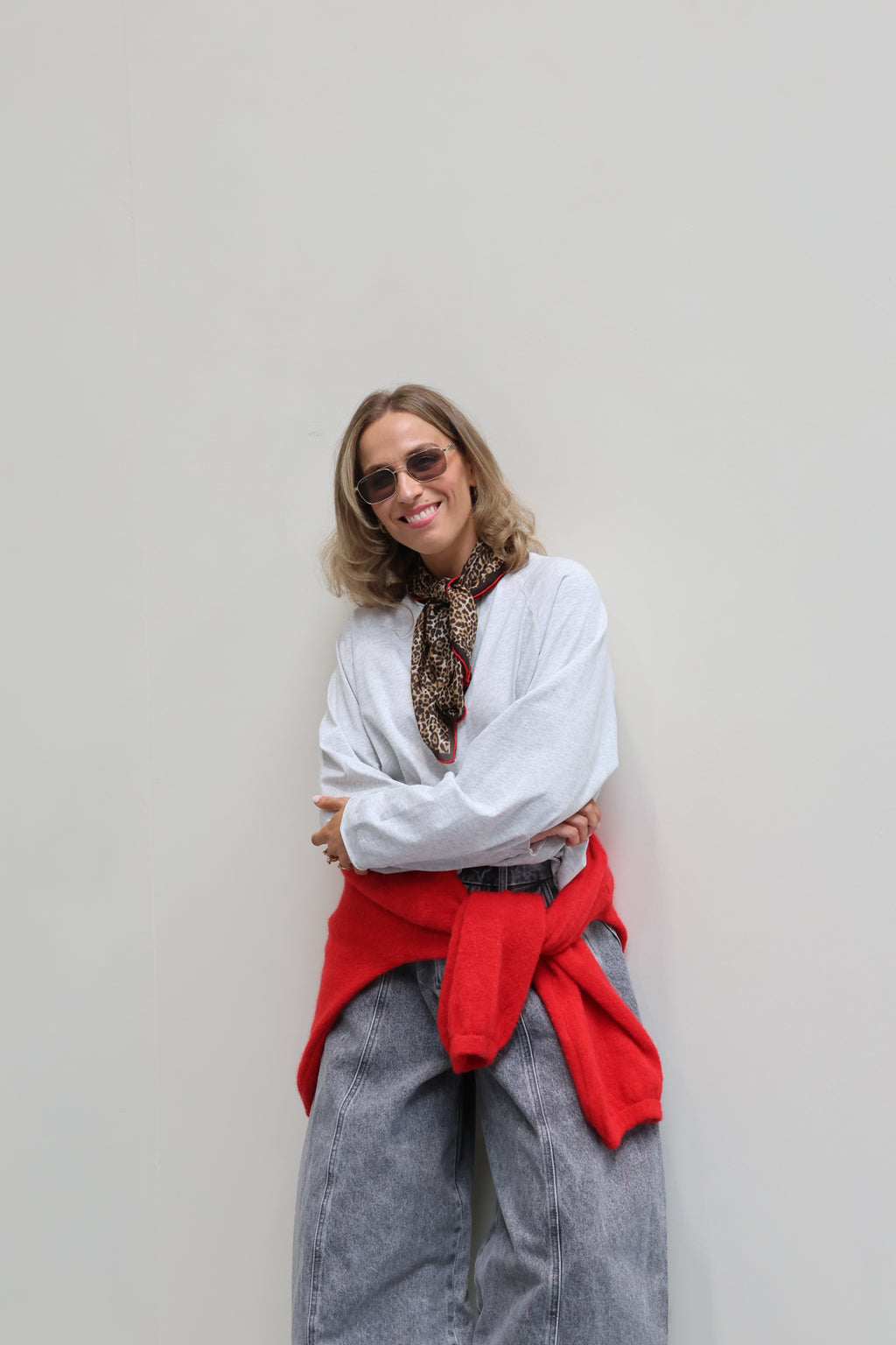 Gulia oversized longsleeve grijs