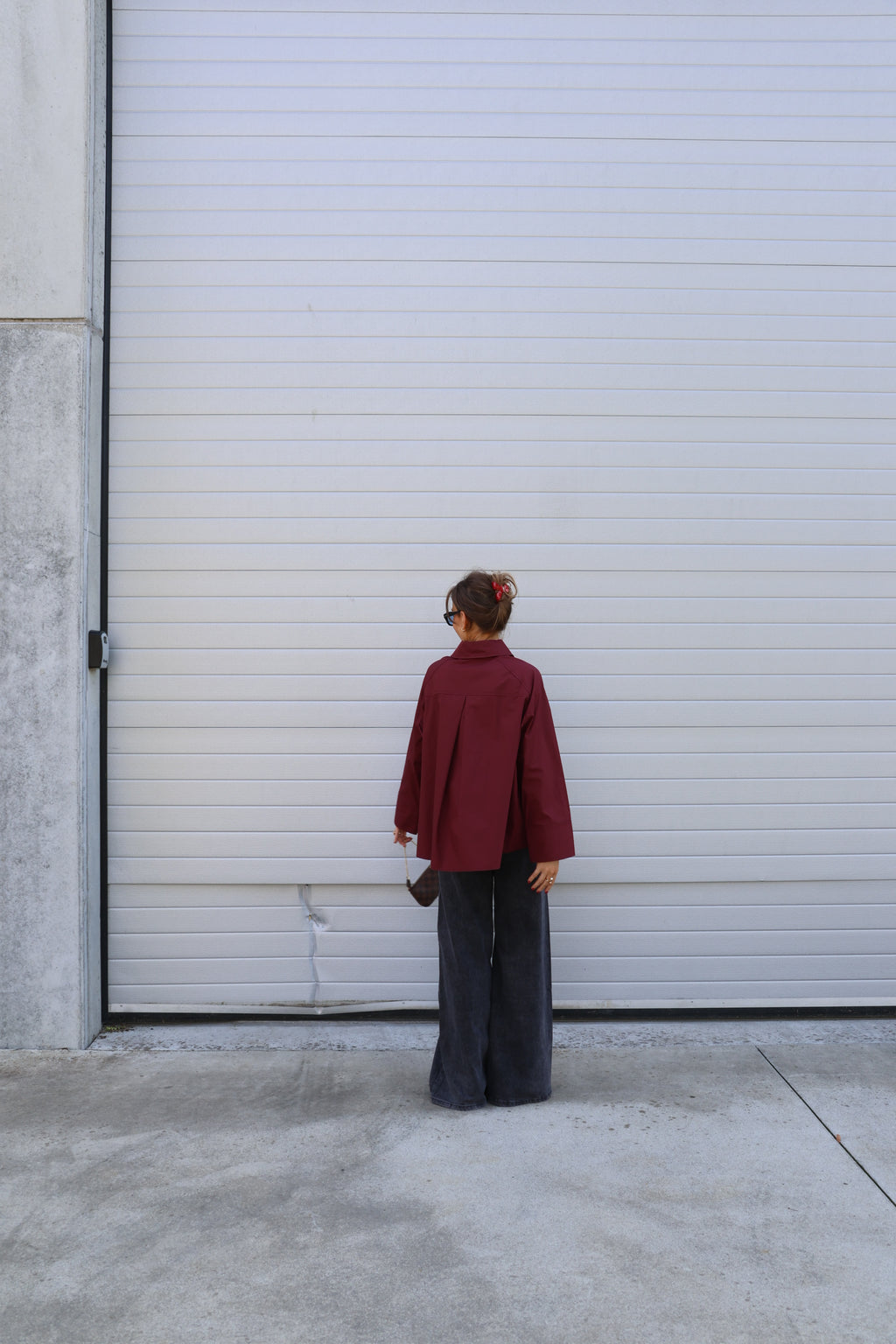 Yuna overslaghemd bordeaux