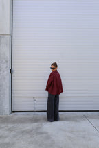 Yuna overslaghemd bordeaux